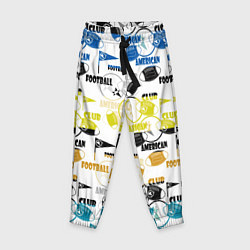 Детские брюки American football sports pattern