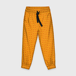 Детские брюки Оранжевые классические узоры