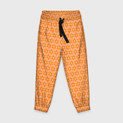 Детские брюки Оранжево-желтые цветочки