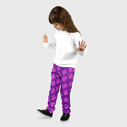 Брюки детские Логотип Джи Айдл, цвет: 3D-принт — фото 2