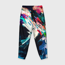 Детские брюки Разноцветные мазки краски