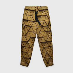 Брюки детские Золотые треугольники, цвет: 3D-принт