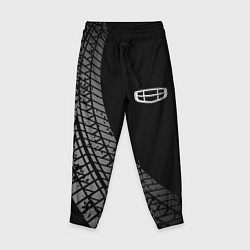 Брюки детские Geely tire tracks, цвет: 3D-принт