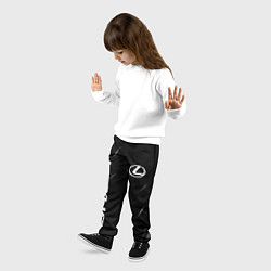 Брюки детские Lexus - minimalism, цвет: 3D-принт — фото 2