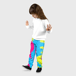 Брюки детские Тай-дай из фильма Барби, цвет: 3D-принт — фото 2