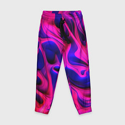 Детские брюки Pink blue abstract