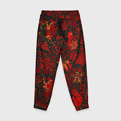 Детские брюки Ёлочные игрушки и ёлки