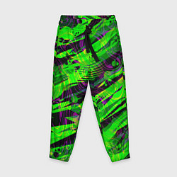 Детские брюки Зеленые узоры паттерны