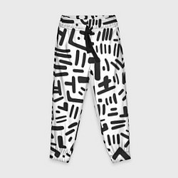 Детские брюки Паттерн линиями