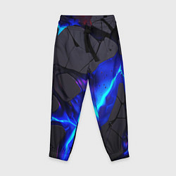 Детские брюки Темный синий неон из разлома плит