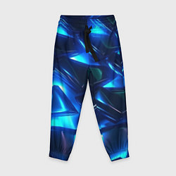 Детские брюки Синие абстрактные неоновые плиты