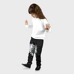 Брюки детские Blink-182 glitch, цвет: 3D-принт — фото 2