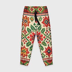 Детские брюки Славянский узор и орнамент