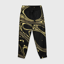 Детские брюки Разводы в виде кругов и линий - текстура