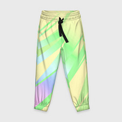 Детские брюки Жёлто-зелёный полосатый