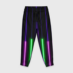 Детские брюки Color Purple green pink