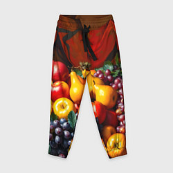 Детские брюки Фруктовый натюрморт