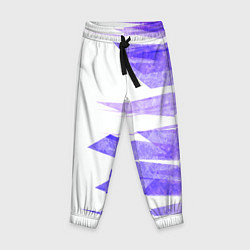 Детские брюки Color white purple