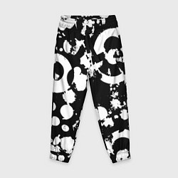 Детские брюки Модная чб абстракция - нейроарт