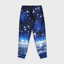 Детские брюки Космический синий абстрактный фон - текстура
