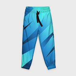 Детские брюки Сине-голубой абстрактные полосы
