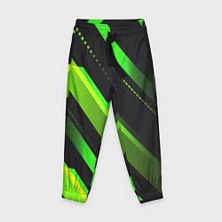 Детские брюки Color black green