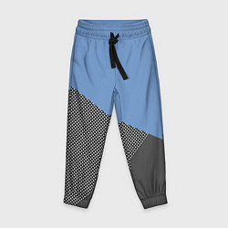 Детские брюки Сине-серый геометричный