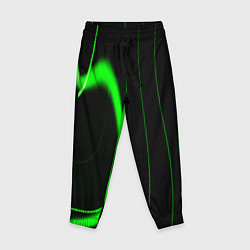 Брюки детские Color green light green black, цвет: 3D-принт
