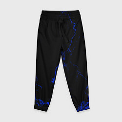 Брюки детские Color black blue, цвет: 3D-принт