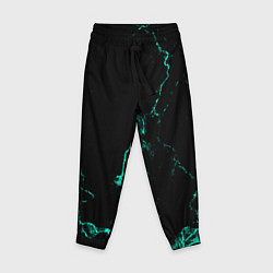 Детские брюки Color black turquoise