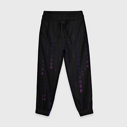 Детские брюки Color black pink