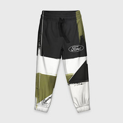 Брюки детские Ford эмблема, цвет: 3D-принт