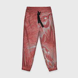 Брюки детские Черепа лошадей - эскиз, цвет: 3D-принт