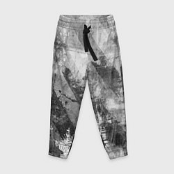 Детские брюки Абстракция - atomic gray