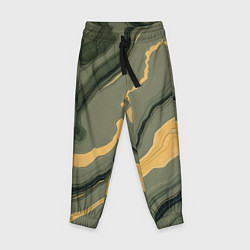 Детские брюки Оливковый мрамор