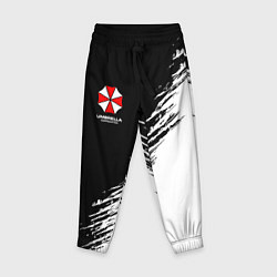 Брюки детские Umbrella Corp - black and white, цвет: 3D-принт