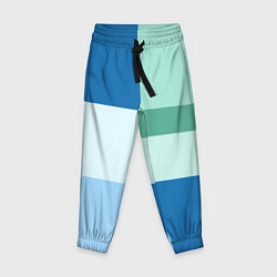 Детские брюки Мятное небо колор-блок