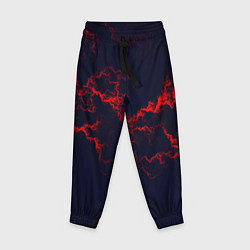 Детские брюки Lightning red glow