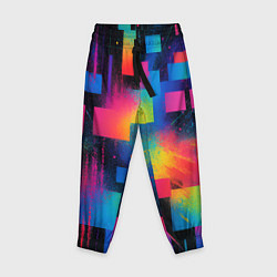 Брюки детские Pixel world, цвет: 3D-принт