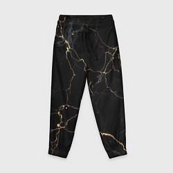 Брюки детские Черный мрамор, цвет: 3D-принт