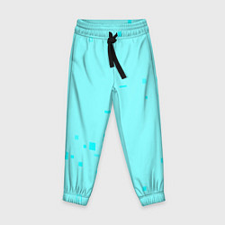 Детские брюки Color light blue shapes
