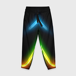 Детские брюки Neon multicolored lines