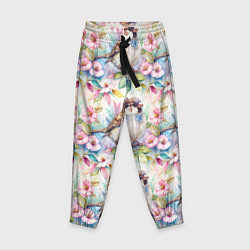 Детские брюки Воробей в ярких цветах паттерн