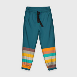 Детские брюки Индиго и шумовой градиент заката с текстурой