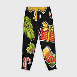 Детские брюки Рождественский вайб