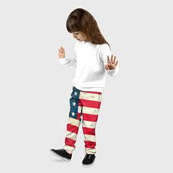 Брюки детские США, цвет: 3D-принт — фото 2