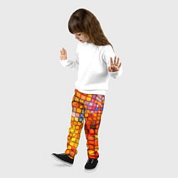 Брюки детские Текстуры, цвет: 3D-принт — фото 2