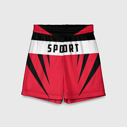 Детские шорты Sport: Red Style