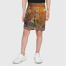 Шорты детские Мыльные пузыри, цвет: 3D-принт — фото 2