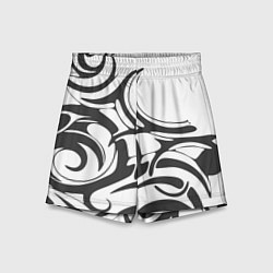 Шорты детские Узоры, цвет: 3D-принт